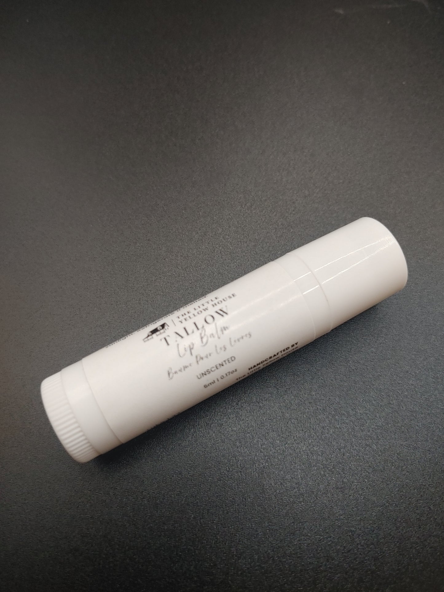 Unscented Tallow Lip Balm TUBE