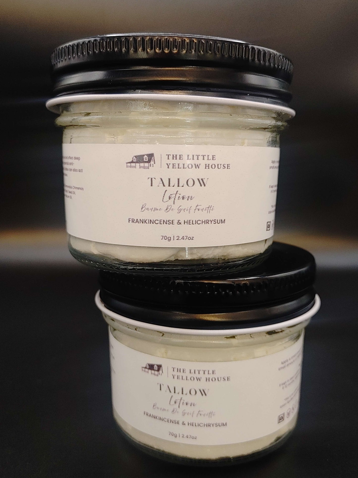 Frankincense and Helichrysum Tallow Lotion