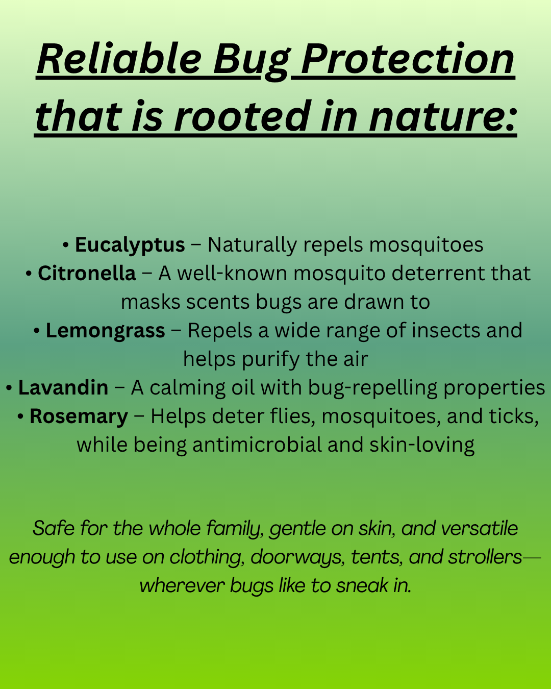 All Natural Outdoor Spray - Bug Off!