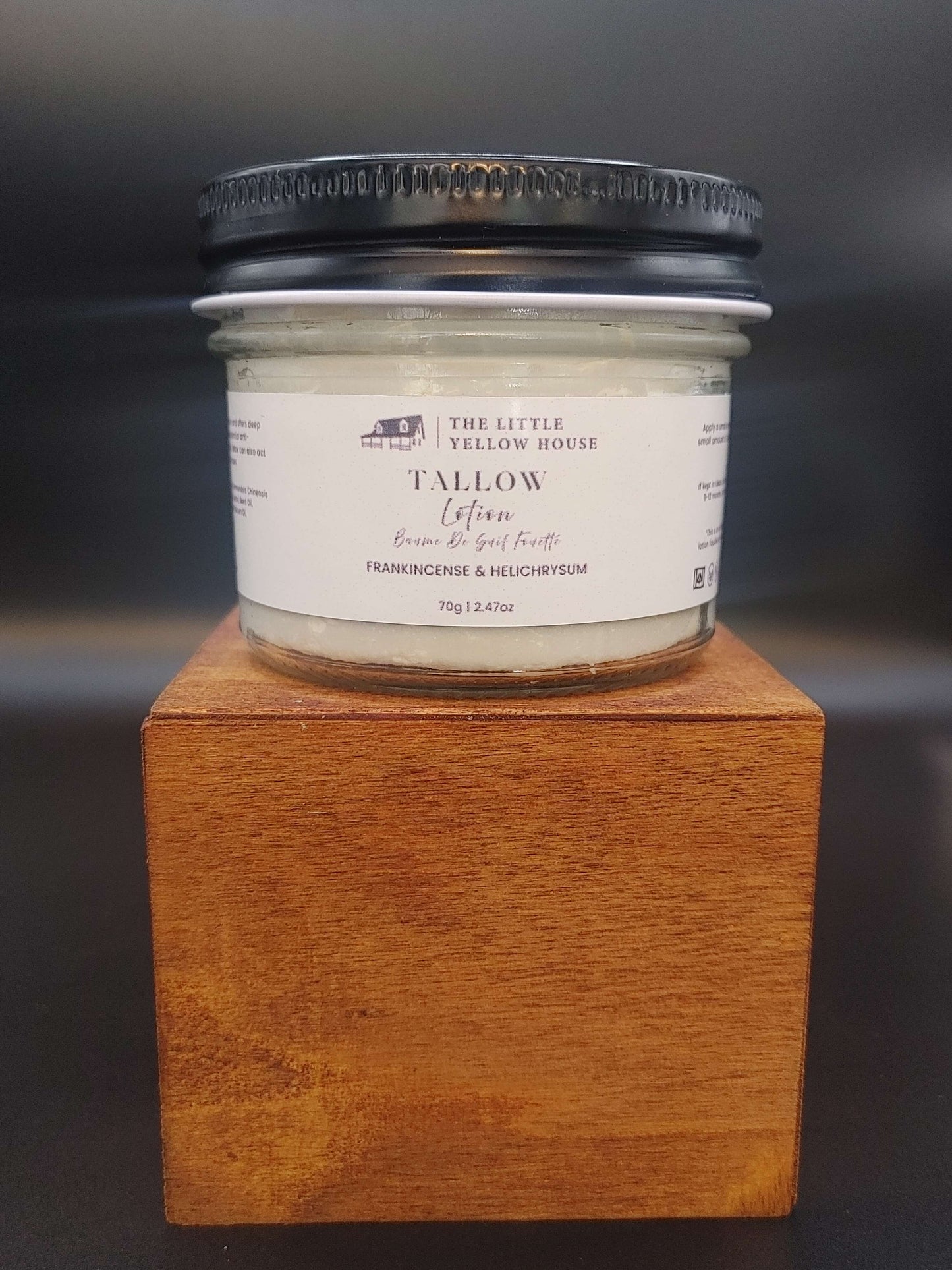 Frankincense and Helichrysum Tallow Lotion