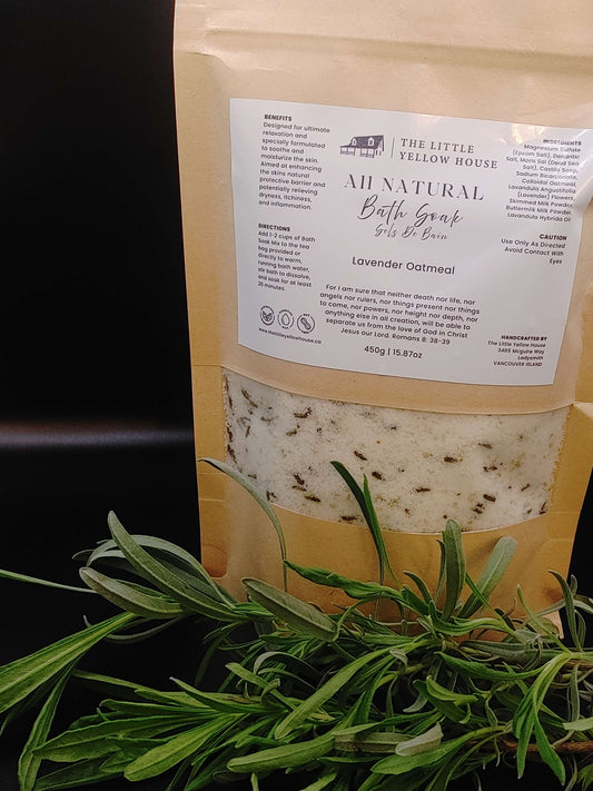 Luxury Lavender Oatmeal Bath Soak