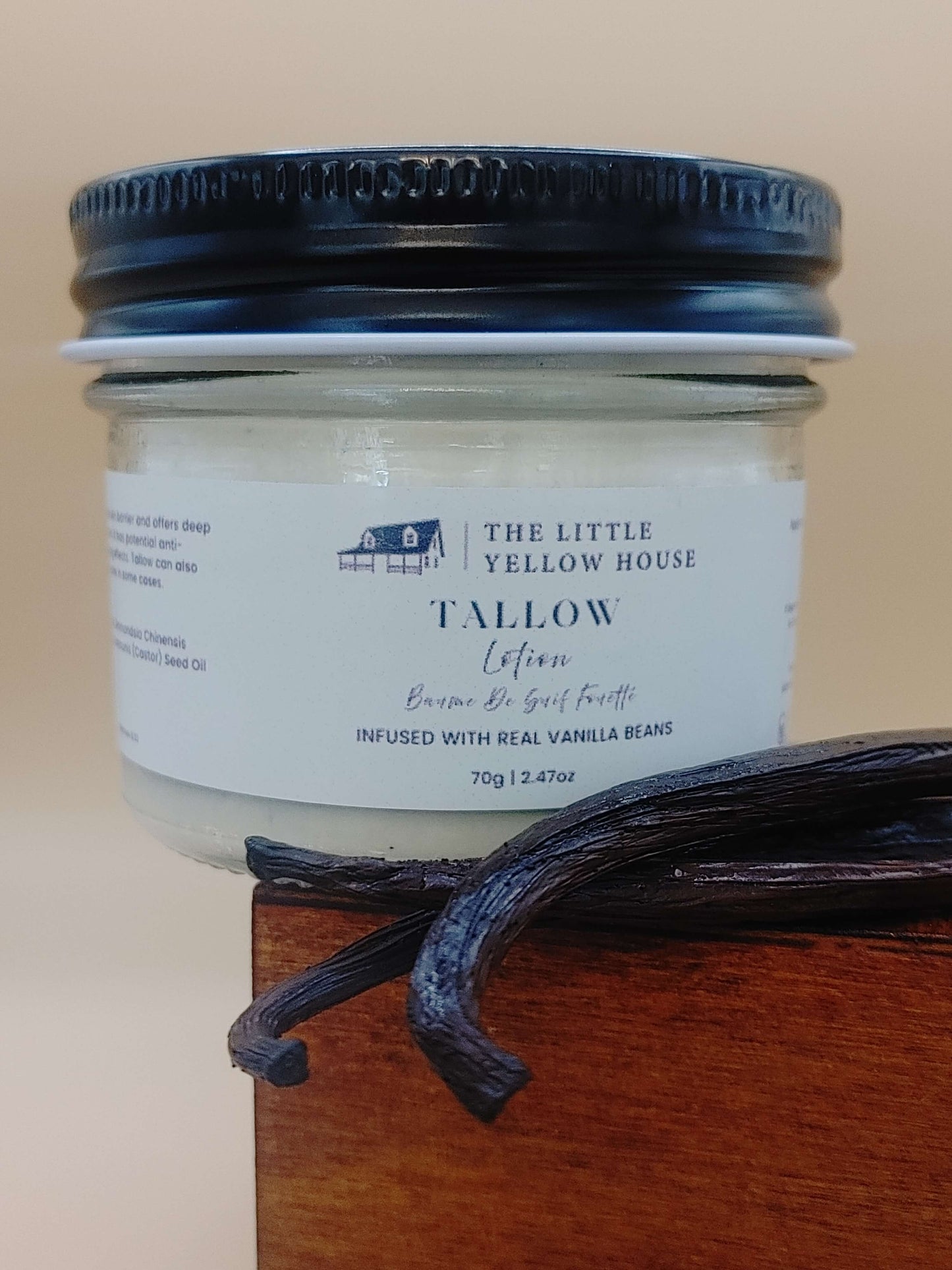 Vanilla Bean Infused Tallow Lotion