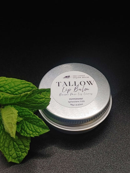 Peppermint Tallow Lip Balm