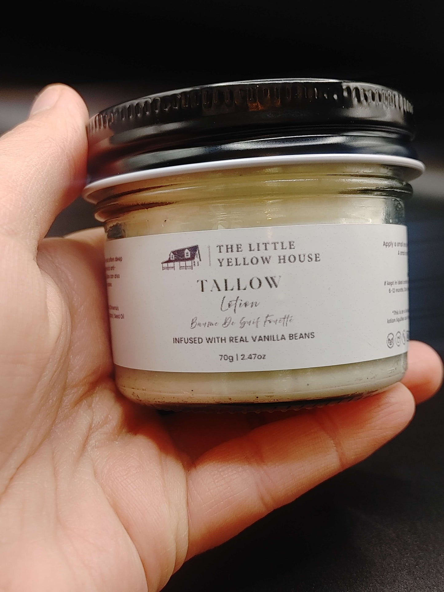 Vanilla Bean Infused Tallow Lotion
