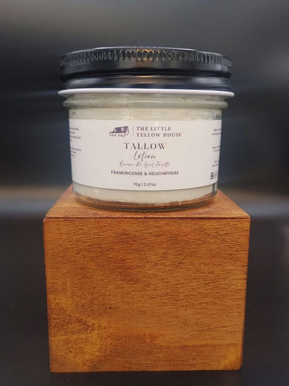Frankincense and Helichrysum Tallow Lotion