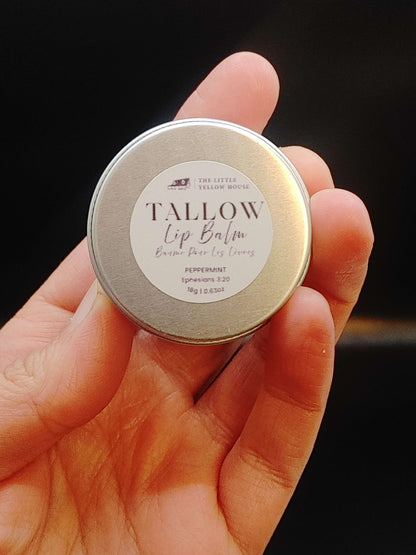 Peppermint Tallow Lip Balm