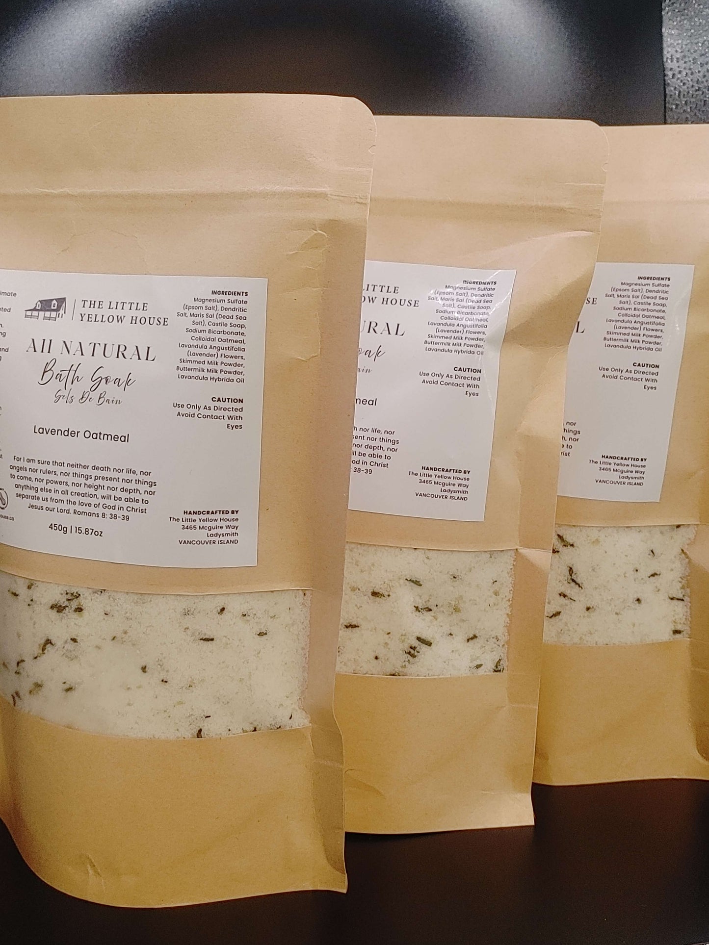 Luxury Lavender Oatmeal Bath Soak