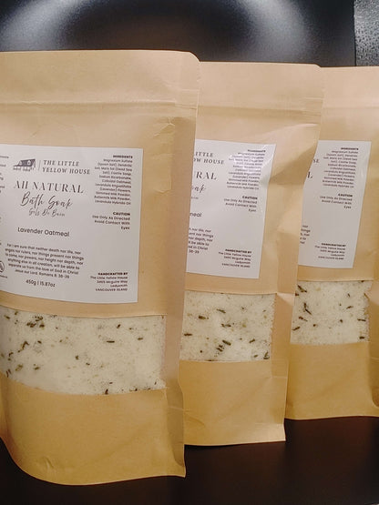 Luxury Lavender Oatmeal Bath Soak